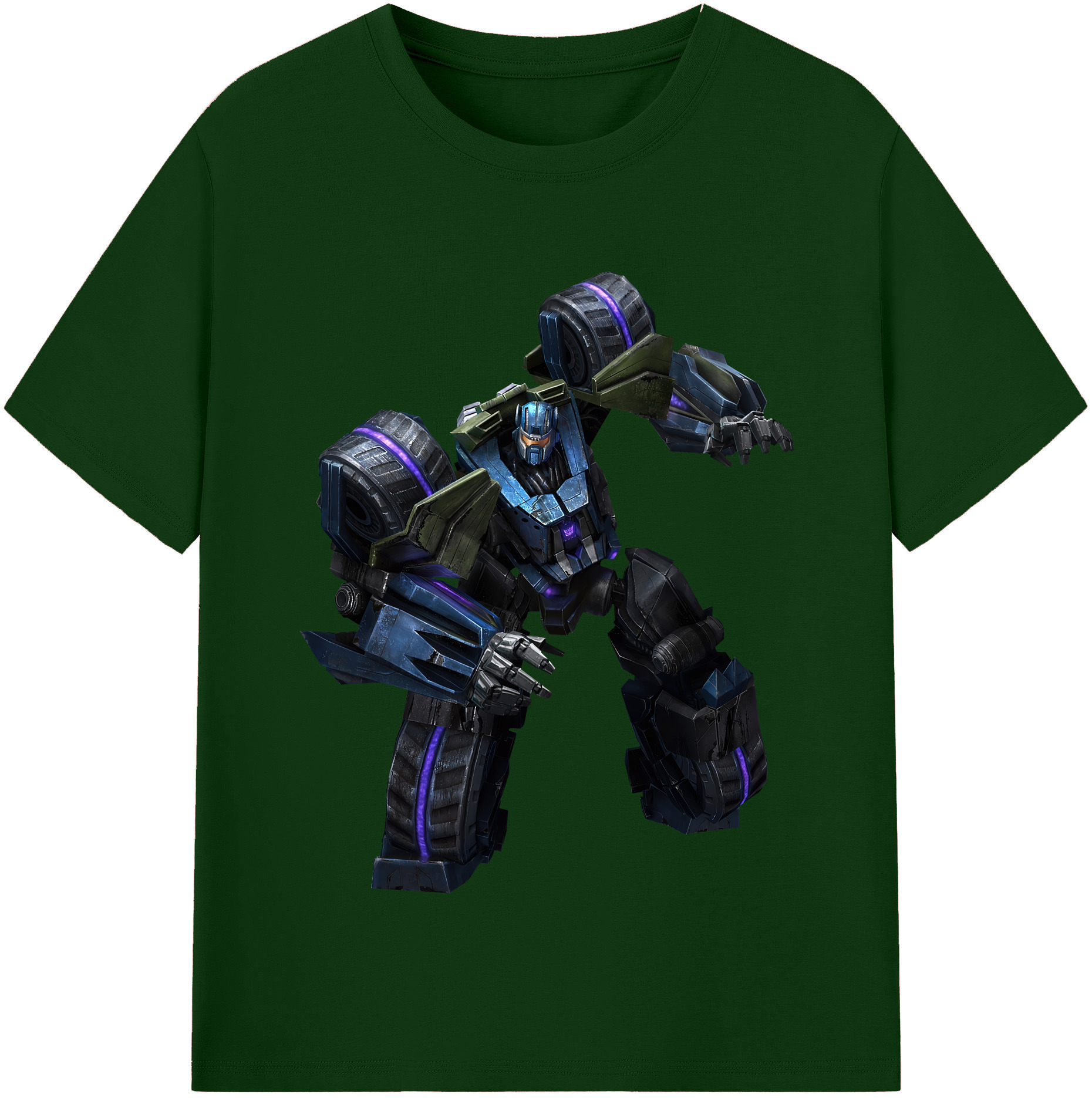 （画像用） Transformers トランスフォーマー 綿100％半袖Tシャツ（フロントプリント）